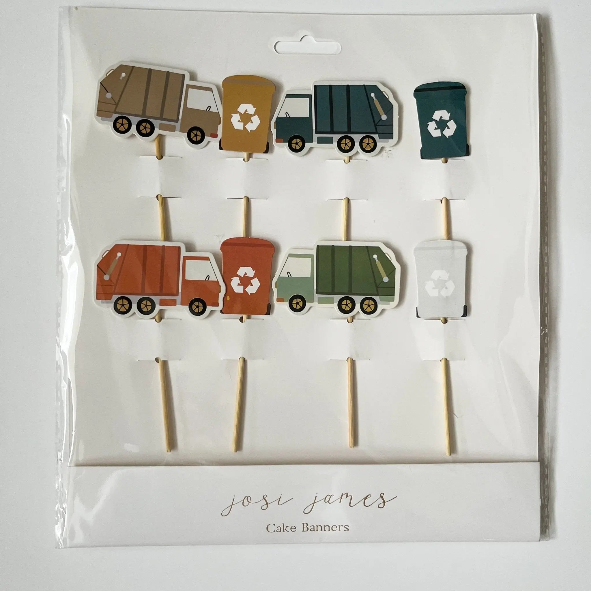 Garbage Truck Toppers (8 Count)