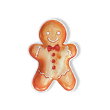 Gingerbread Man Christmas Paper Plate