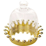 Mini Crown Jar Candy Containers, Gold (12 Pack)