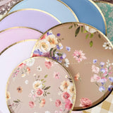 Gold Pink Paper Plate (8pcs)