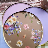 Gold Pink Paper Plate (8pcs)