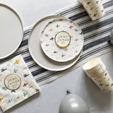 Gray Paper Party Plate (8pcs)
