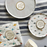 Gray Paper Party Plate (8pcs)