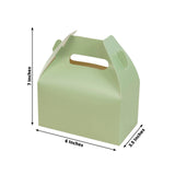 Gable Treat Boxes, Sage Green (25 Pack)
