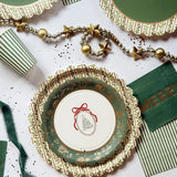 Merry Green Christmas Beverage Napkins (24pcs)