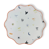 Halloween Patterned Paper Party Plate (12 Per Pack)