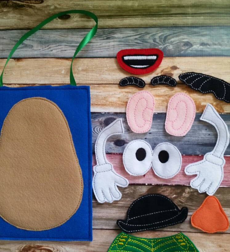 Build Your Own Spud - Quiet Activity Bag or Book Page