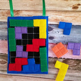 Build Your Own Block Puzzle Quiet Activity Bag / Quiet Book Page