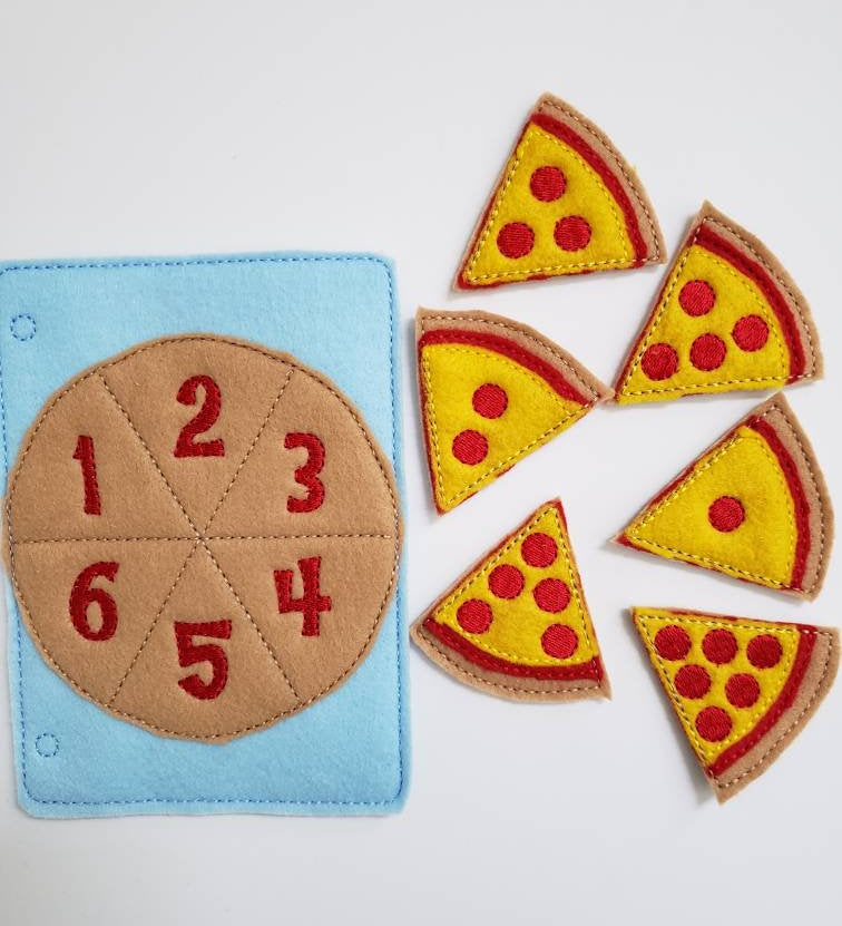 Learn to Count - Felt Pizza Counting Activity