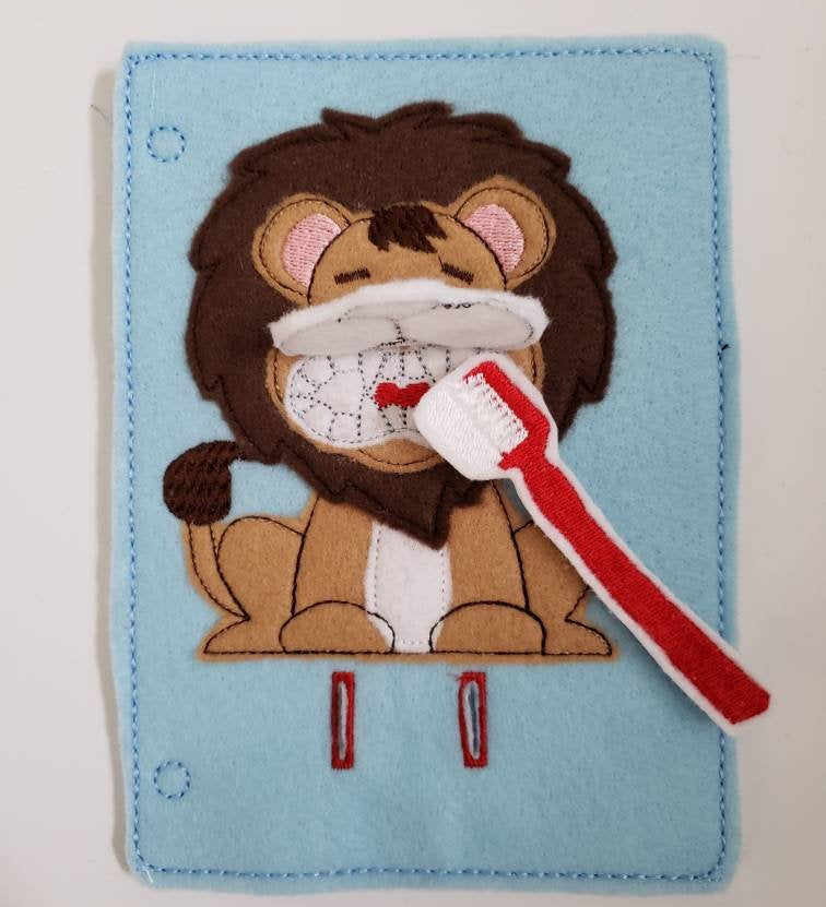 Lion Toothbrush Activity Page