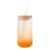 Ombré Glass Can Tumbler, 16 oz