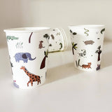 Jungle Safari Disposable Cups (8pcs)
