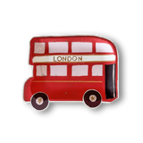 London Bus Shaped Dessert Plate, (8pcs)
