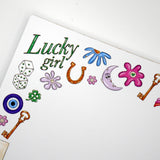 Lucky Girl Good Luck Charms 5x7" Notepad