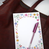 Lucky Girl Good Luck Charms 5x7" Notepad