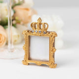 Royal Crown Mini Photo Frames, Gold (4 Pack)