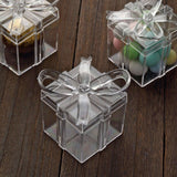 Clear Bow-Top Candy Boxes (12 Pack)