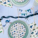 Neutral Blue & Green Cake Banner
