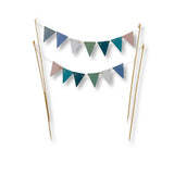 Neutral Blue & Green Cake Banner