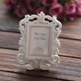 Vintage Baroque Mini Photo Frames, White (4 Pack)