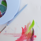 Watercolor Palette Party Favors (24 Colors + Brush)