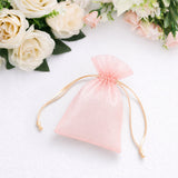 Blush Organza Favor Bags, 3" x 4" (100 Pack)