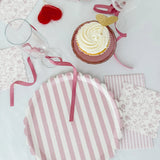 Pink Toile Cocktail Napkins, 12pcs