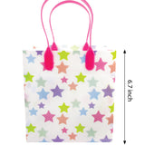 Rainbow Themed Party Favor Treat Bags - Set of 6 or 12