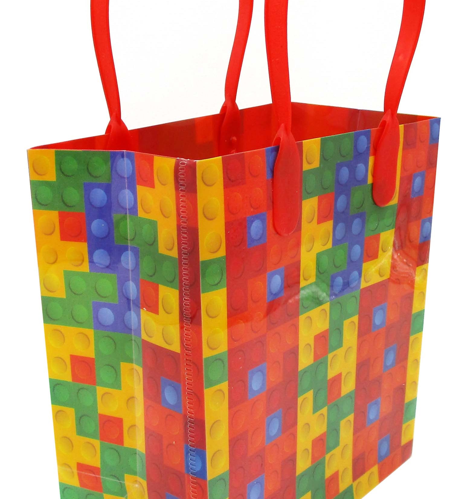 Building Blocks Brick Party Favor Treat Bags