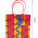 Building Blocks Brick Party Favor Bags Treat - Set of 6 or 12