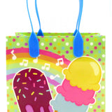 Ice Cream Party Favor Treat Bags - Set of 6 or 12