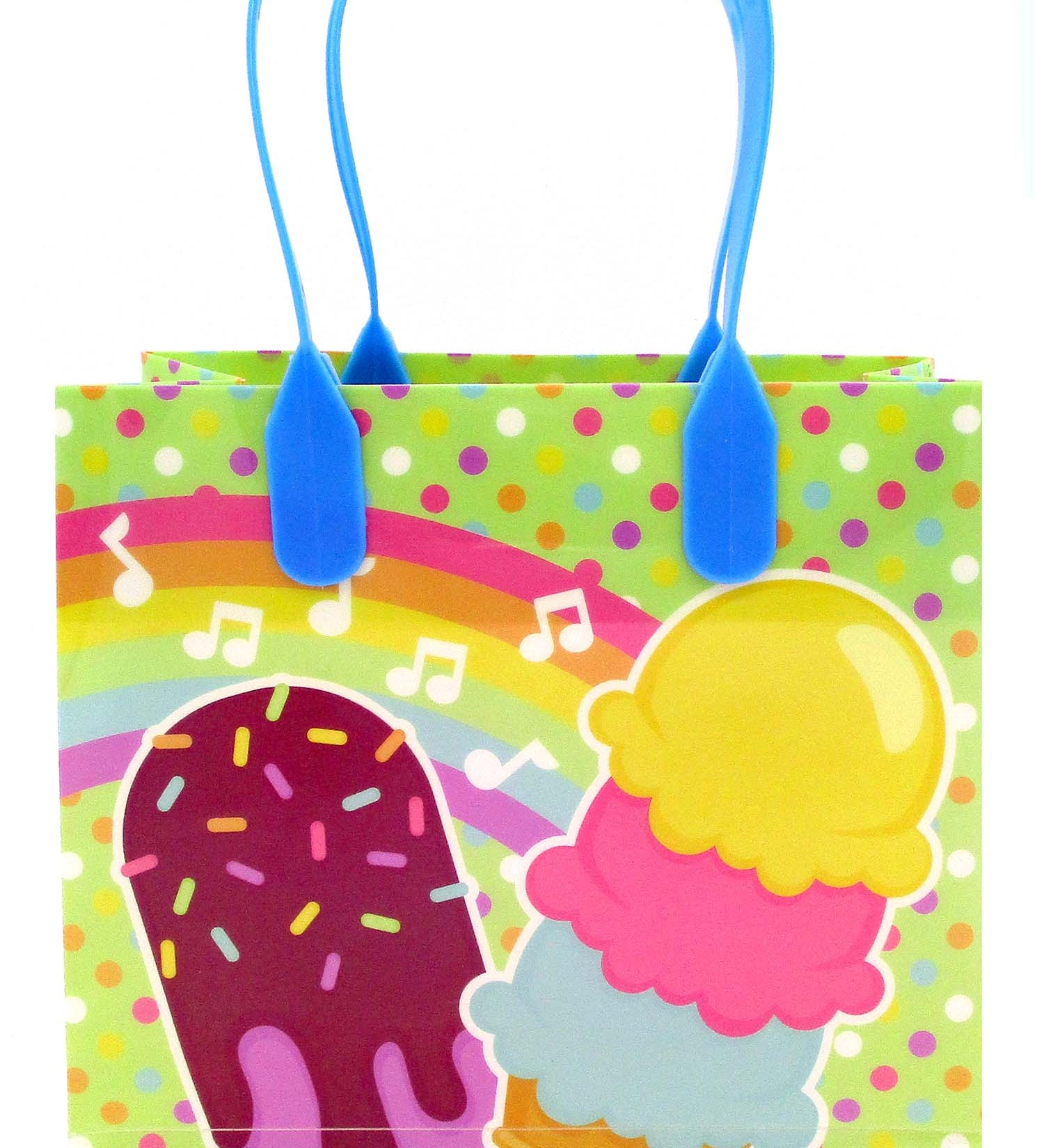 Ice Cream Party Favor Treat Bags