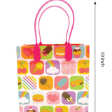 Ice Cream Party Favor Treat Bags - Set of 6 or 12