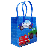 Cars Fire Trucks Transportation Party Favor Bags - Set of 6 or 12