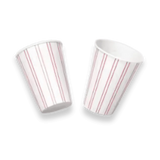 Red Farmhouse Striped Cup