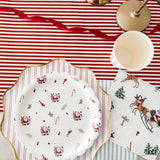 Sparkling Santa Dinner Napkins (24pcs)