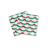 Ribbons & Cheer Gingerbread Bow Beverage Napkins (24pcs)