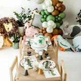 Safari Large Paper Party Plate (8pcs)