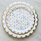 Scalloped Polka Dot Party Paper Plate (8pcs)