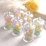 Clear Candy Jars with Lids (12 Pack)
