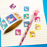 Unicorn Stickers 100 Stickers/Dispenser, Pack of 1, 6 or 12 Dispensers