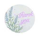 Lavender Thank You Stickers (Roll of 500)