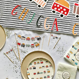 Train Dessert Plates (12pcs)