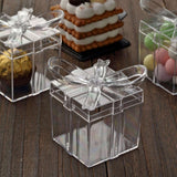 Clear Bow-Top Candy Boxes (12 Pack)