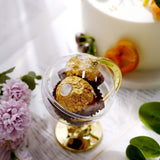Fillable Globe Candy Containers, Gold (12 Pack)